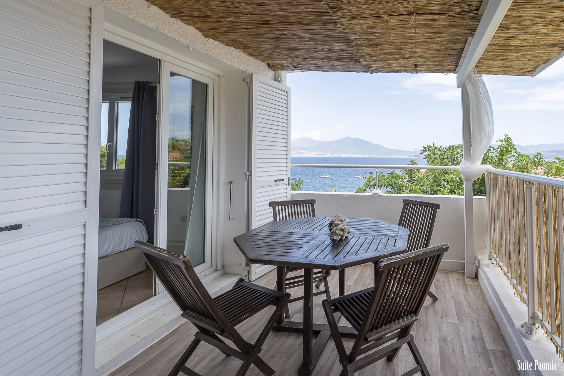 Suite terrace overlooking the gulf