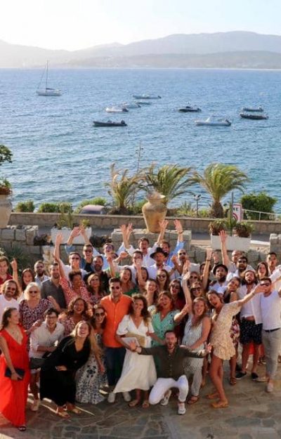 White Pearl Porticcio A Casa Bianca celebrations hotel corse porticcio restaurant vue mer
